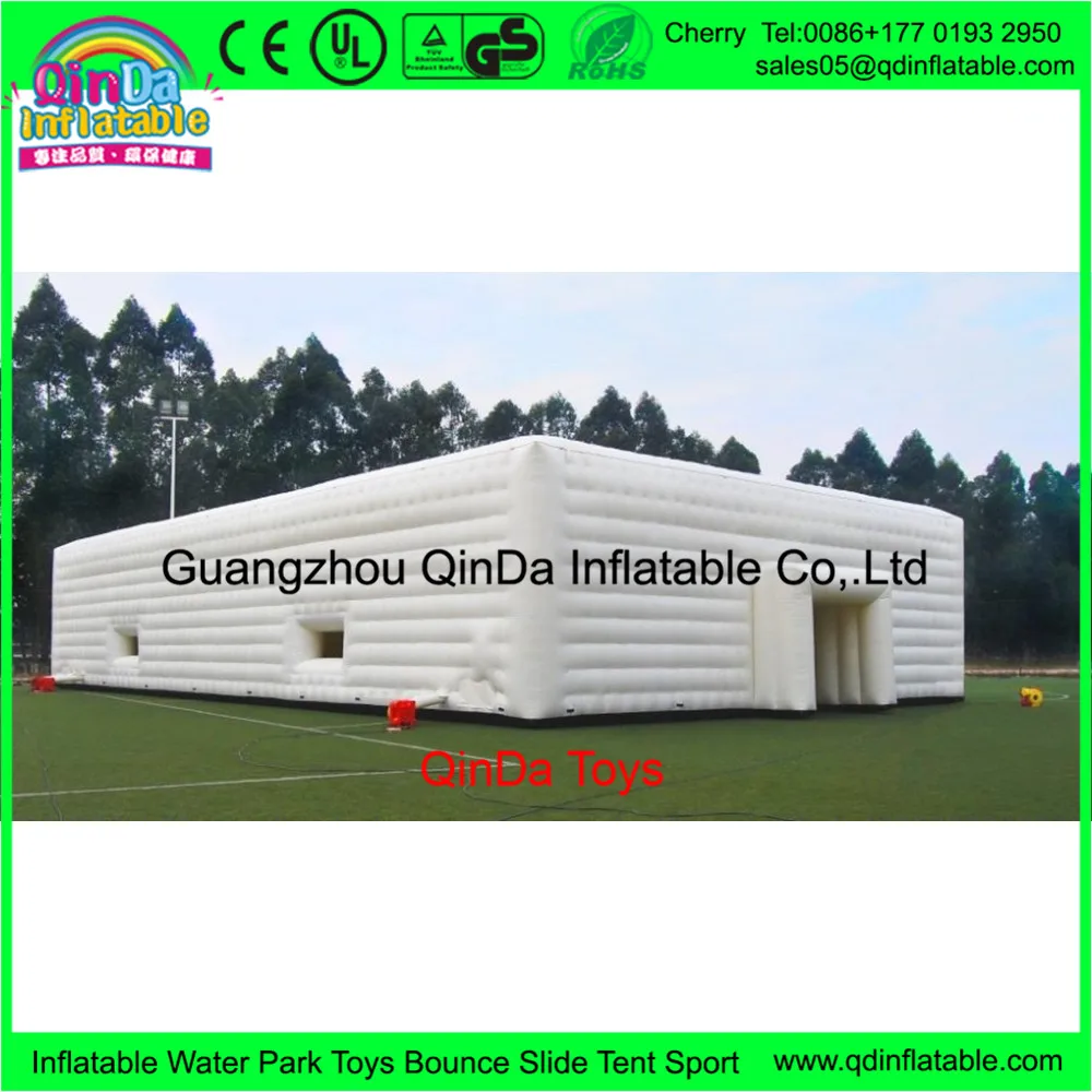 Китай поставщиков 0.55 мм пвх брезент надувной куб палатки кемпинга дешевой цене для продажи