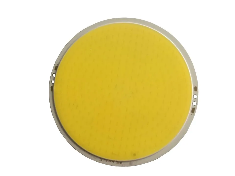 High Efficiency round  12v cob 50w flip led chip 100lm/w CRI80ra  factory directly