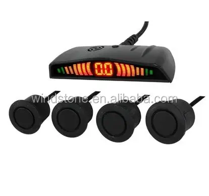 Car 12V ABS LED Reversing Radar sensor parking sensor with bibi sound or human voice