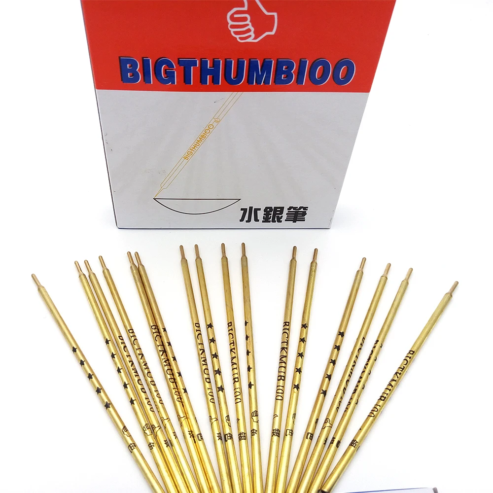 Серебряная ручка BIGTHUMBIOO с металлическим корпусом для кожи и обуви