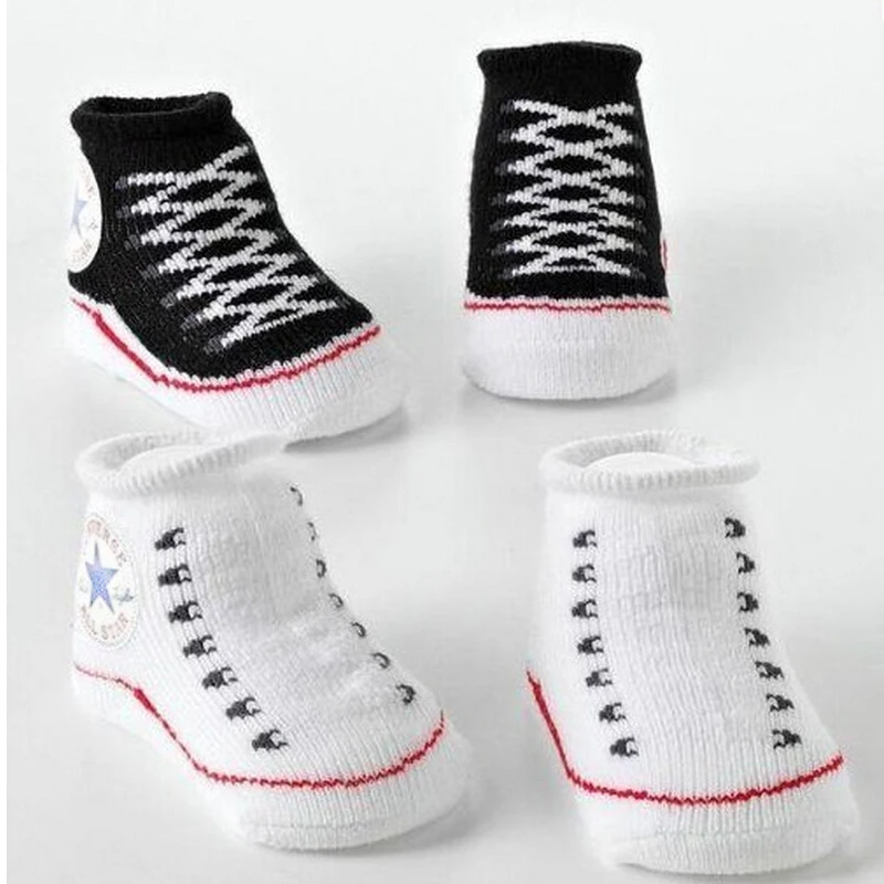 Cute organic cotton white like shoe knitting toddler ankle antislip baby socks for girl boy