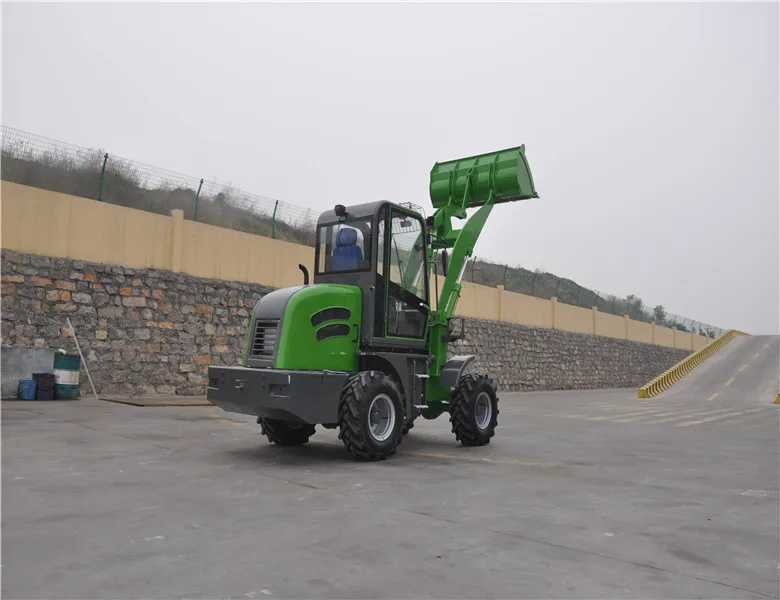 ZL12 mini small wheel loader with concrete mixer
