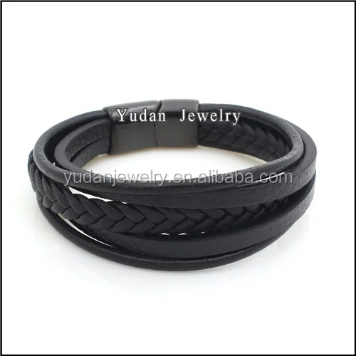 European Style Latest Double Layer Braided Leather Bracelet Straps