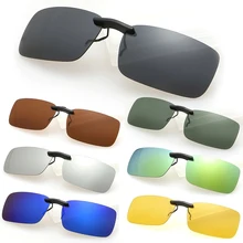 OUTEYE 2016 Brand New Men Women Polarized Clip On Sunglasses Sun Glasses Driving Night Vision Lens Unisex Anti-UVA Anti-UVB W1