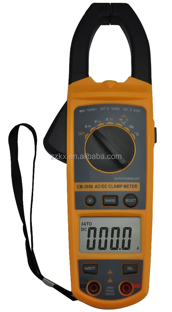 CM-2056 Professional Digital Clamp Meter Electrician Tools with Large LCD Display