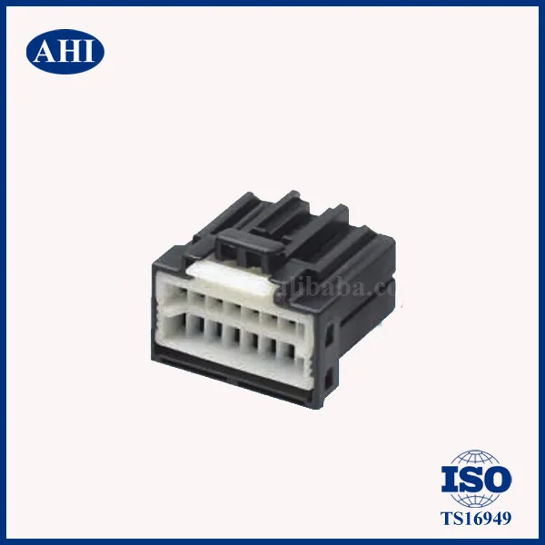 16 контакт. черная женский PBT водонепроницаемый кабелем автомобильная корпус разъема