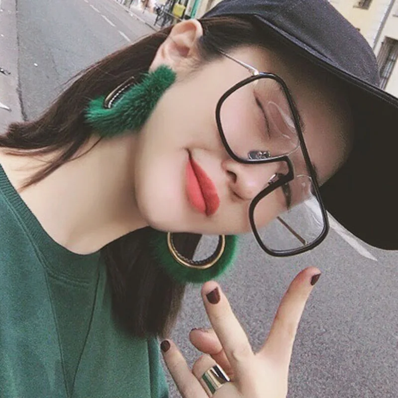 1333 Fashionable Cat 3 uv400 Square Sun glasses Oversized ladies Sunglasses 2018