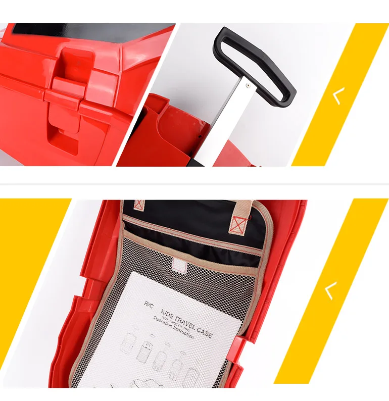 
 Детский 2 в 1 чемодан на колесиках для путешествий с дистанционным управлением Детский чемодан с автомобилем  