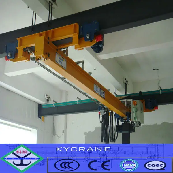 
new type electric single girder mini motor underslung crane 500kg 