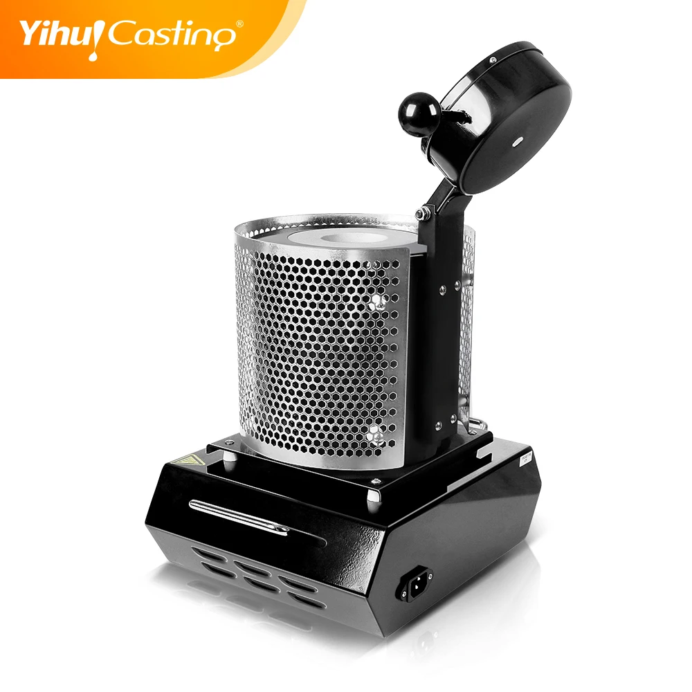 1kg Mini melting furnace, with imported heating coil furnace for smelting gold and silver,goldsmith tools