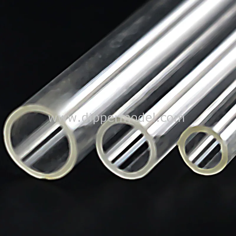 Architectural model materials plastic clear hollow acrylic tube