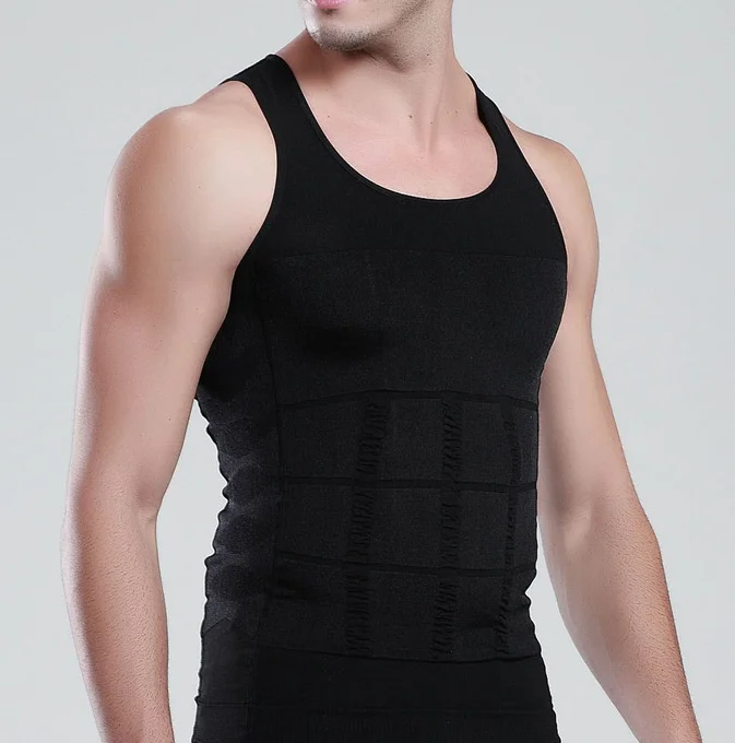 Рубашка для похудения жилет Мужская майка корсет нижнее белье жирного тела мужчин топы большие размеры