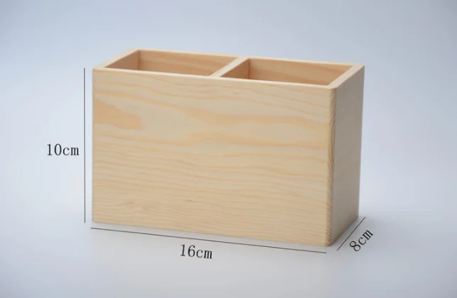 
Wooden Pen holder Pencil stand organized for desk 
