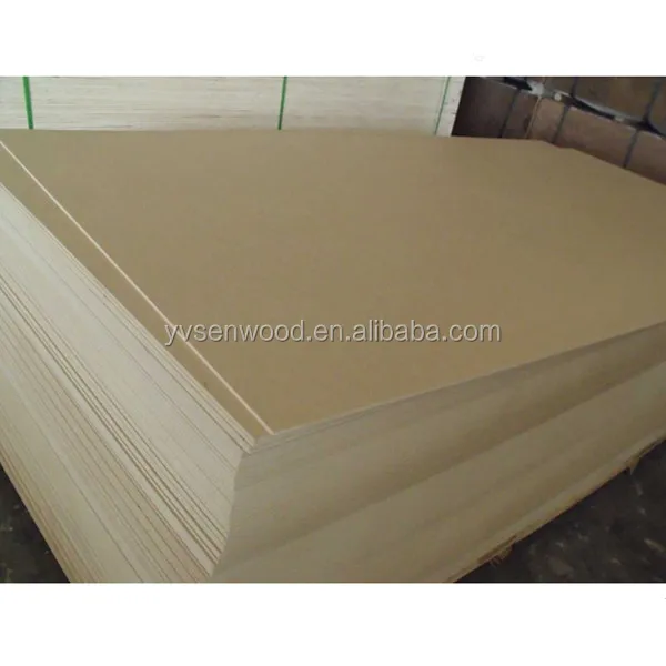 raw plain melamine mdf board to make wooden furniture
