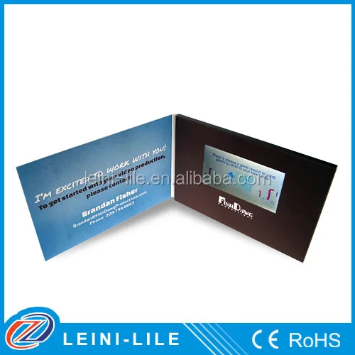 4.3 inch LCD video booklet/Video book