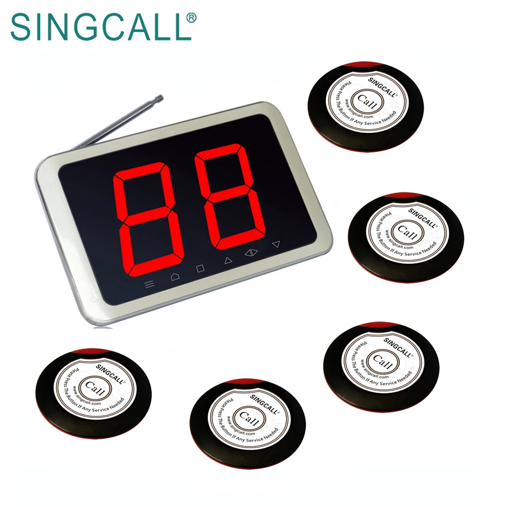 SINGCALL Customer Service Order Buzzer Waiter Calling System