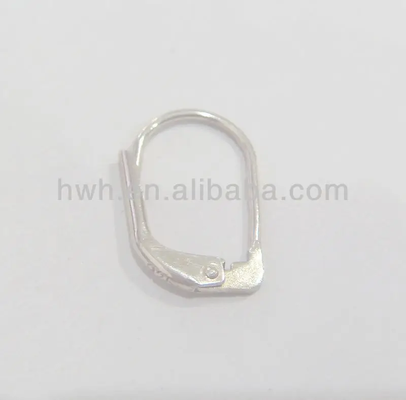 Серебряный замок задней крышки для сережек H134 925 можно припаять по частям «сделай сам»