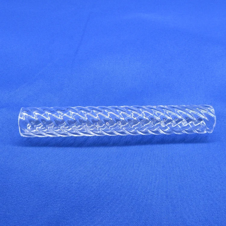 spiral PMMA tube, spiral tube clear acrylic vase tube
