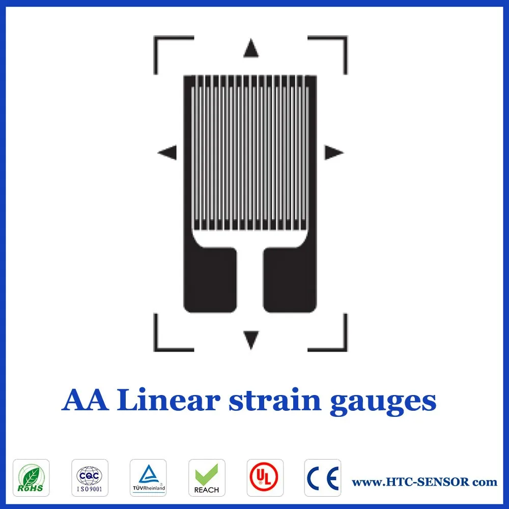 Линейный датчик деформации из металлической фольги AA