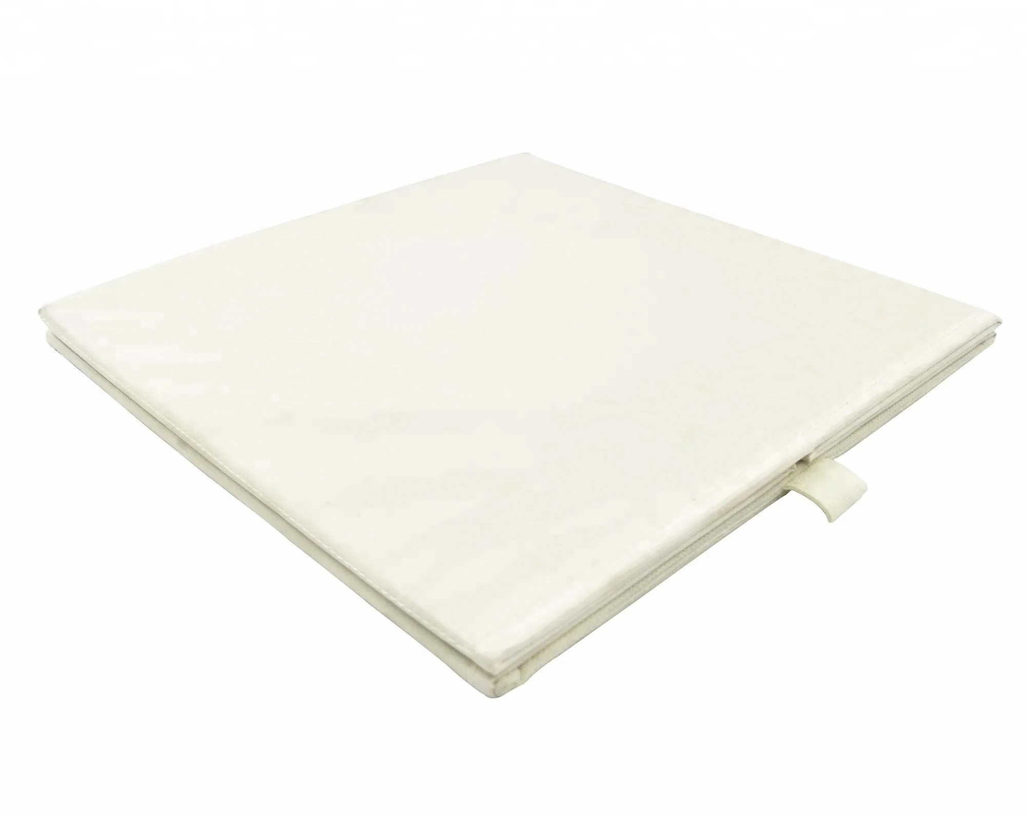 KUYU Storage Bins Foldable Cube Box Storage Cubes Organizer for Kids Toys Clothes Manual Burlap Square Modern Folding Gray 0.72