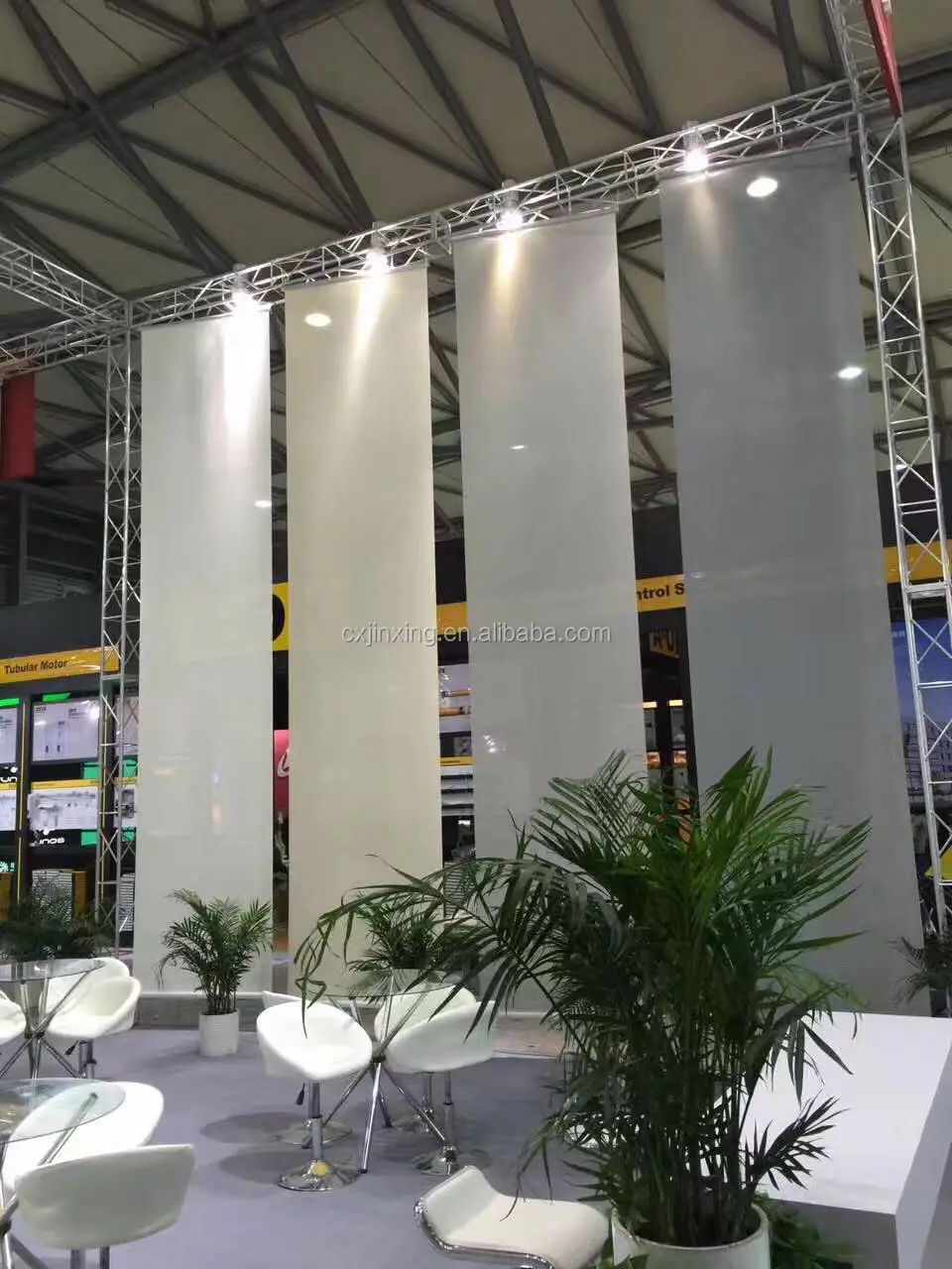 window roller blind polyester PVC sunscreen fabric outdoor curtain