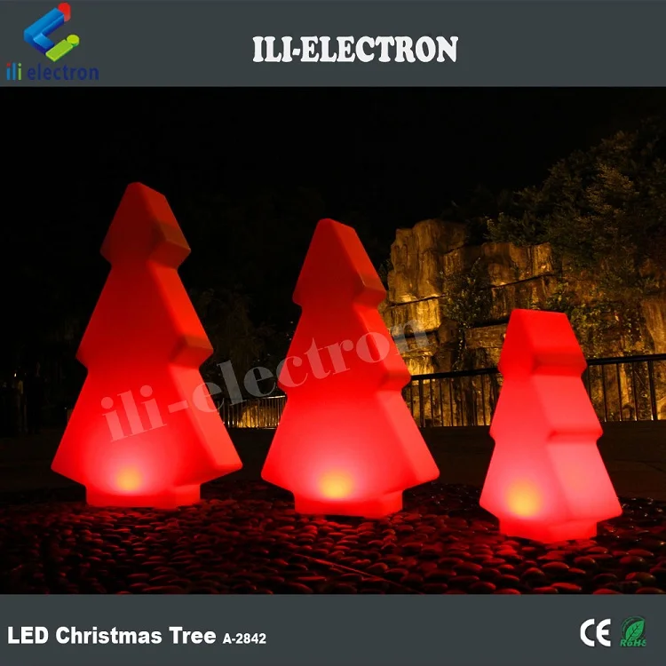 plastic led christmas tree