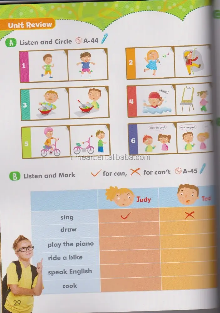 Practice speaking pen English education books age 9-11