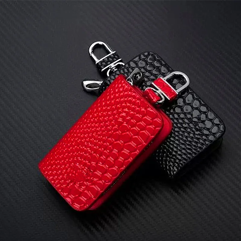 2016 New scale style leather car key cover with custom car logo