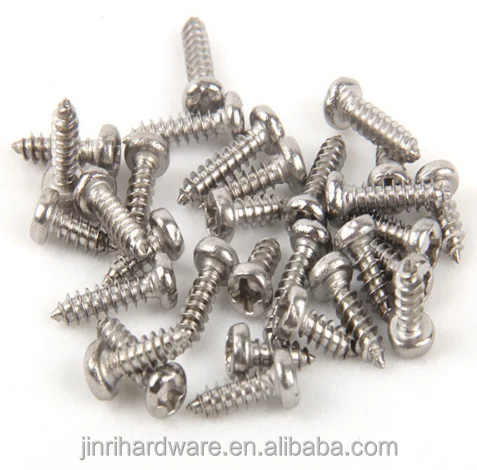 
Self Tapping Screws M1 M1.2 M1.4 M1.7 M2 M2.3 M2.6 M3 M3.5 Computer Screw Small Cross Pan Head Steel Nickel Plating 