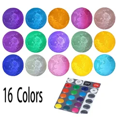 3D Night light 8cm gift lunar LED night light 3D moon lamp