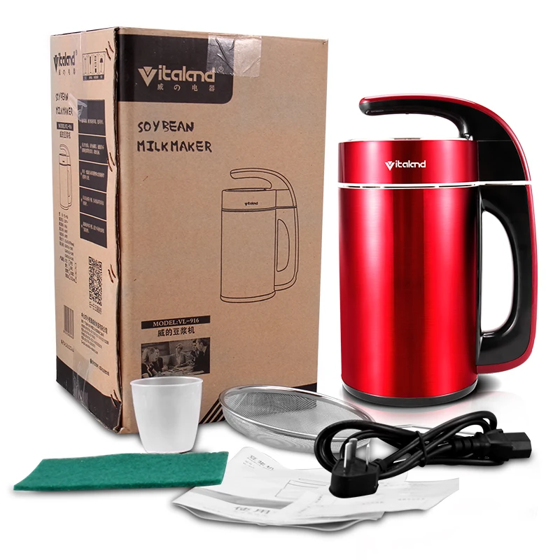 High performance multi-functions double wall stainless steel electric soup maker for household as seen as on TV VL-916