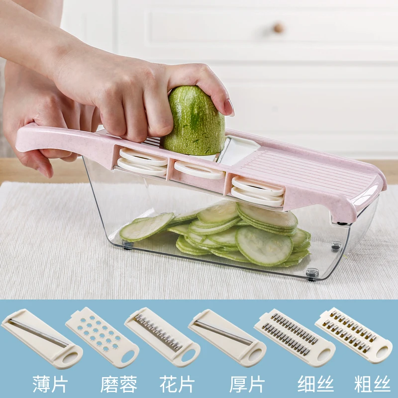 Hot selling 5 in 1 kitchen manual vegetable  and fruit peeler multi grater
