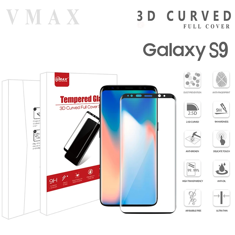 Оптовая цена мобильного телефона закаленное стекло Screen Protector для Samsung Galaxy S9 и плюс
