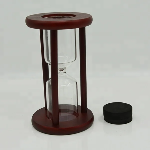Wood Refillable Hourglass Empty Sand Timer Hourglass