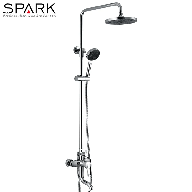 Kaiping brass kit bath rose gold shower set