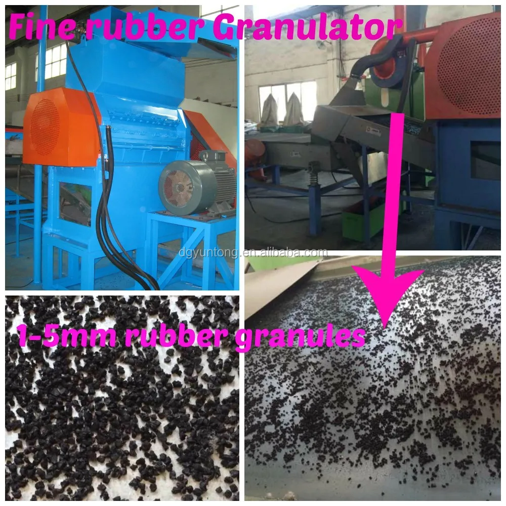 
Yuntong Brand Waste tyre recycling plant Rubber grinder mill hammer 