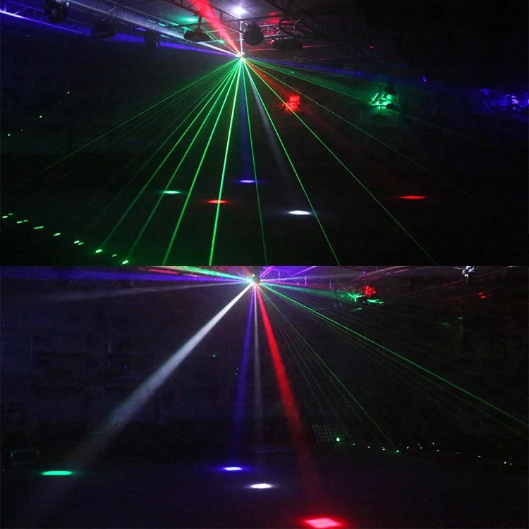 Marslite Disco club led dj light 16x3w beam laser strobe 3in1 led ball beam laser moving head disco ball dj light