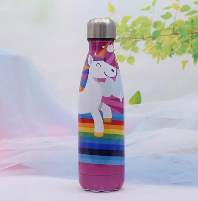 Stainless steel 304 cola shape pattern insulated outdoor water bottle,Coke double layer stainless steel insulation cup