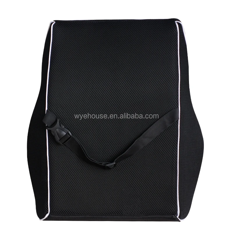 Полный размер пены памяти автомобиля поясничная Подушка Анти усталость автомобиля задняя часть пены памяти нижняя часть спины боль автомобиля задняя подушка