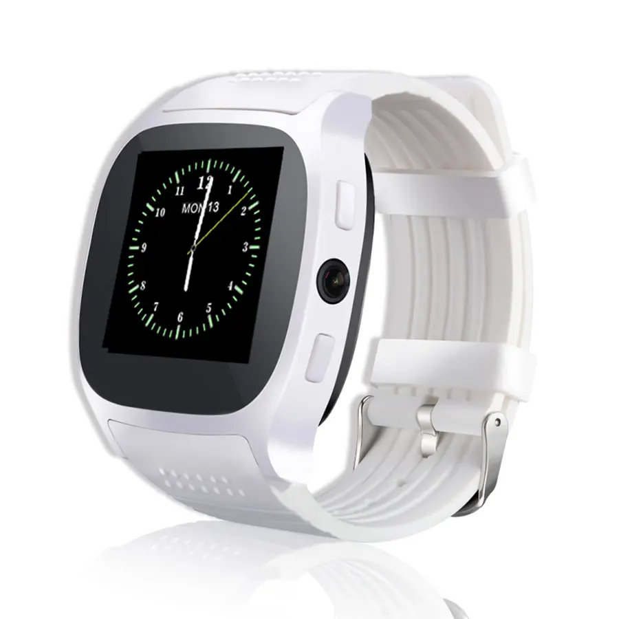 Wholesale  Cheap T8 Smart Watch Support SIM TF Card Camera Music Player Phone Watch Sports Wrist Watch For Iphone For Android