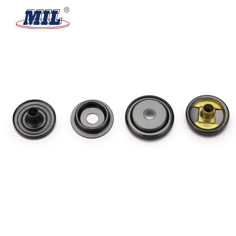 Wholesale 11.5mm sliver nickel bronze hidden snap button