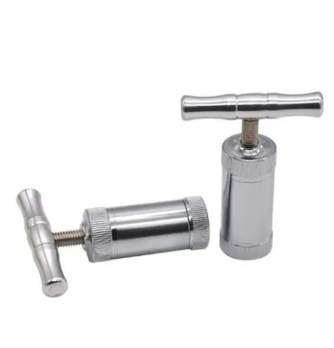 
Aluminum Pollen Press Compressor Herb Spice Tobacco Crusher Metal Pipe 