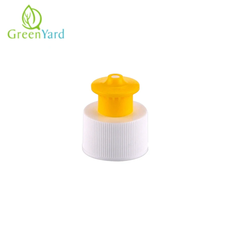20mm 24mm 28mm Custom bottle plastic cap push pull caps pull push