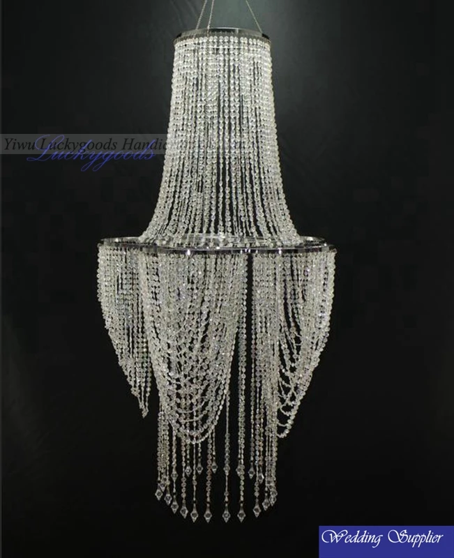 LDJ347 cheap decorative hanging acrylic chandelier for sale