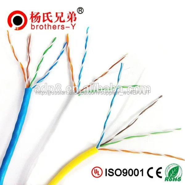 Lszh массовая Cat5e / 6 / 6A / 7 тип проход случайностью lan кабель