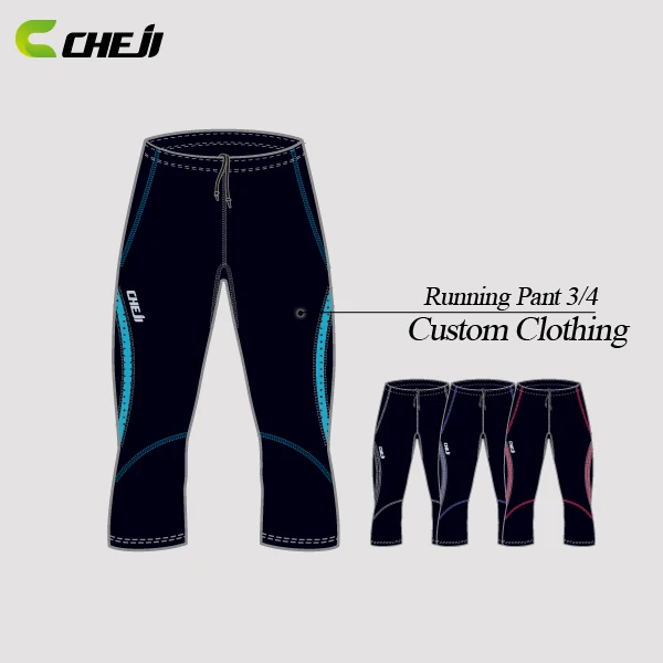 мода пользовательских 3/4 спортивные штаны удобное и хорошее качество