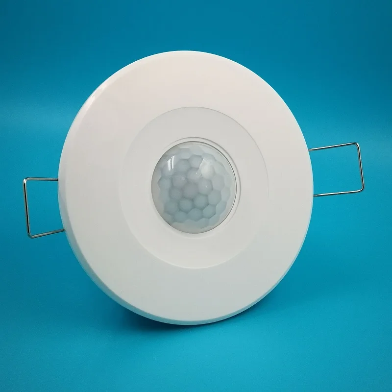 Flushbonding потолочного PIR датчик движения Переключатель Регулируемая чувствительность задержки расстояние интеллигентая (ый) сроки переключатель AC90V-300V