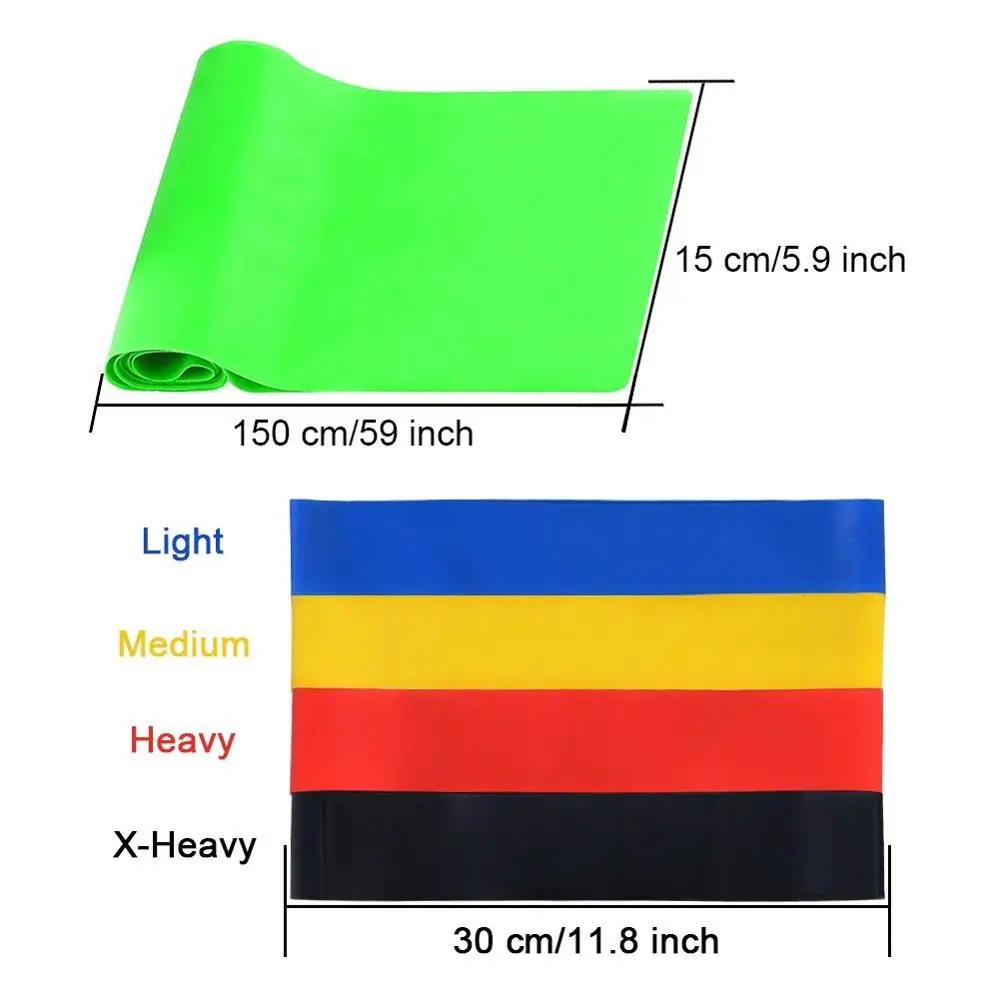 Amazon Hot Sell 100% Natural Latex Custom Logo Exercise Fitness Resistance Loop Bands