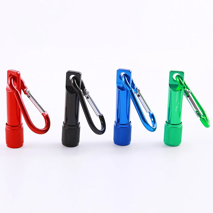 Portable small New style mini metal keychain running led flashlight wholesale with AG13 battery
