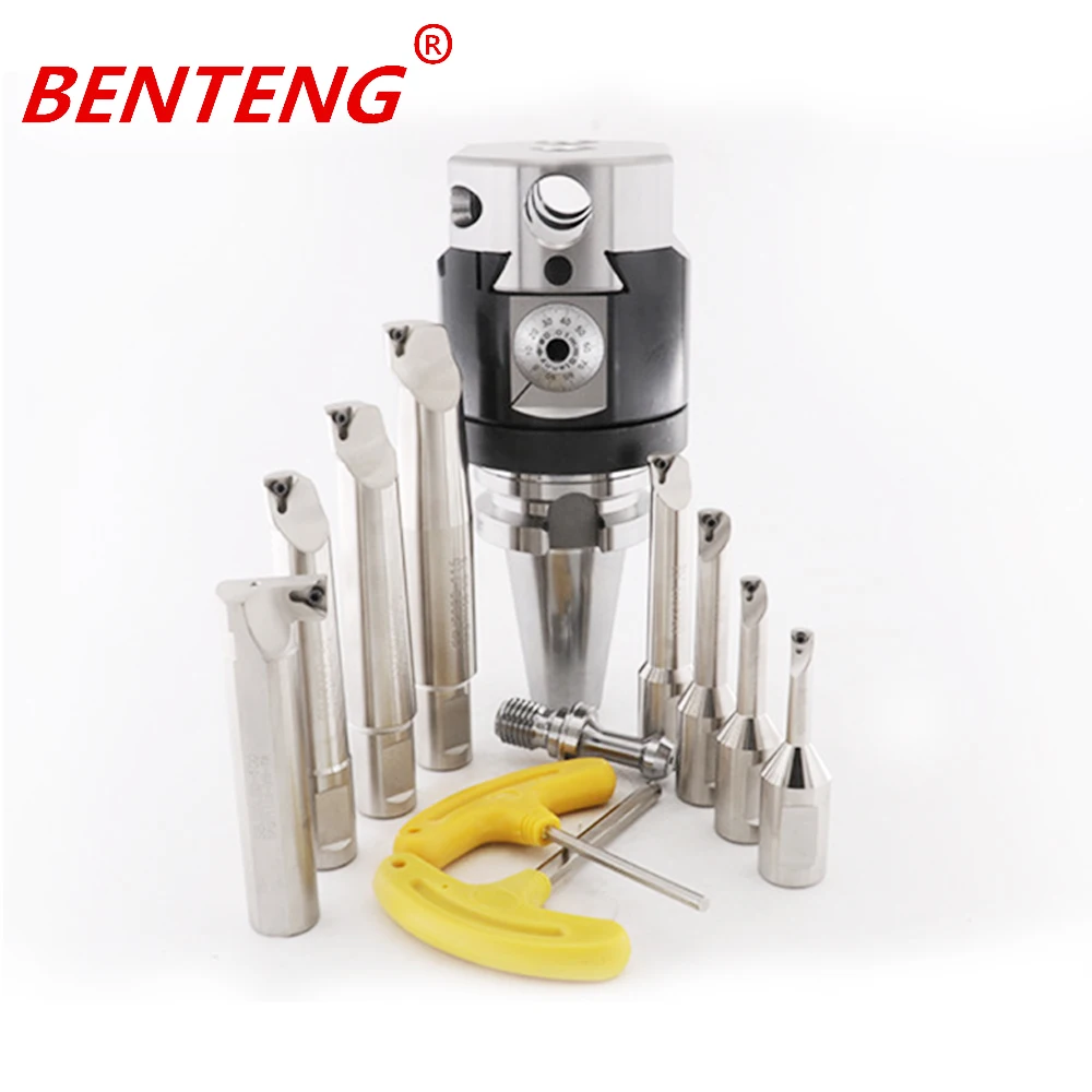 BT40 NBJ16 Adjustable Boring Head With Boring Bar Set